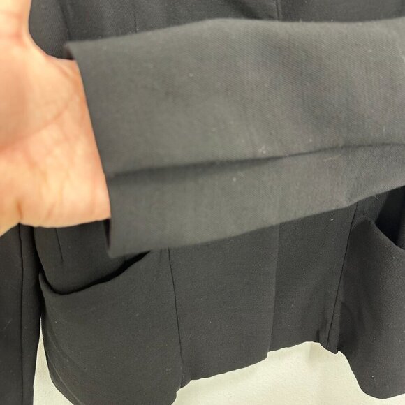 M.M. Lafleur Collins Blazer Black Career Suit Office Contemperary Classic - Picture 5 of 11